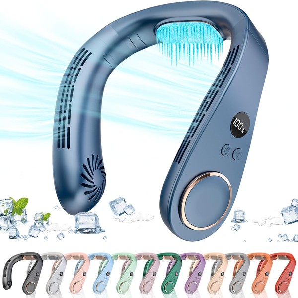 Portable Neck Fan with Cooling Plate,Personal Fans Around Neck,Mini Fan