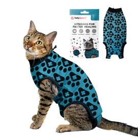 BellyGuard Cat Recovery Suit for Female and Male, Cat Surgery Suit Alternative, Onesie for After Spay Care, Post-Surgery Protective Body Cover for Feline and Kitten Healing