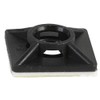 Cable TIE Base 19 X 19MM BLK 100/PK, Cable Tie