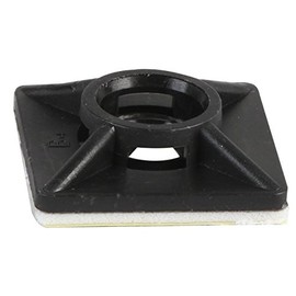 Cable TIE Base 19 X 19MM BLK 100/PK, Cable Tie Mounts, Qty X 100 | ACTB19B