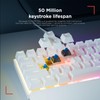 Rampage K60 Mechanical Gaming Keyboard – 62 Keys, Compact 60%
