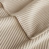 Exclusivo Mezcla 100% Cotton Waffle King Size Blanket, Khaki