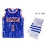 LOLANTA Girls Hip Hop Dance Clothes Kids Jersey Sequin Dress