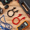 14 Calibre Pinzas de Cocodrilo Tipo Puente con Cables Pinzas
