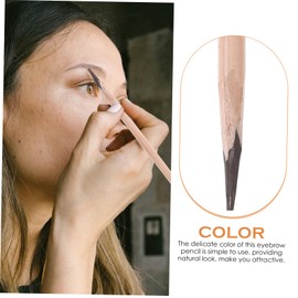 PACKOVE Wooden Eyebrow Pencil for Women Non Smudging Makeup Pencil with Fine Tip Wood Material for Precise Natural Looking Brow Shaping Definition and Easy Application