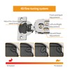 Chibery 10 Pack 1" Overlay 4D Soft Close Concealed Hinges