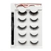 FYNE Faux Mink Eyelash Kit - 5 Pairs 3D Lashes