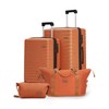 Cosbarn Luggage Sets 4 Piece, Suitcases with Wheels, PP Hard