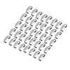 40pcs Wig Clip Set Stainless Steel DIY 9 Teeth Snap