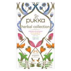 Pukka 20 Collection Assorted Herbal Tea Sachets 34.4g