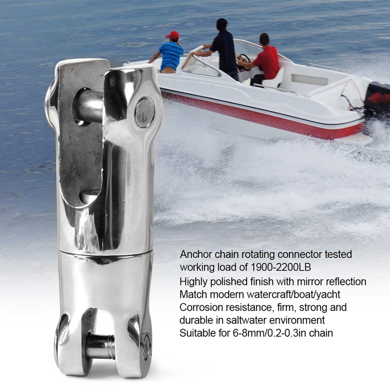 Anchor Rotating Connector Stainless Steel Ship Handware Boat Accessory for