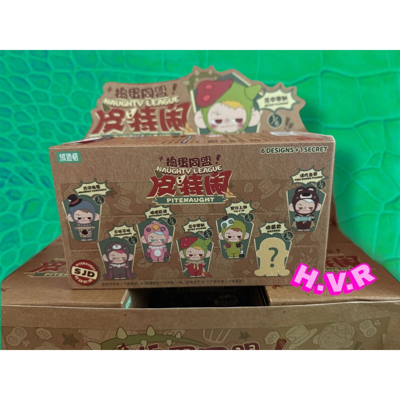 Pitenaught Naughty League Series Blind Box Plush Figure Random!