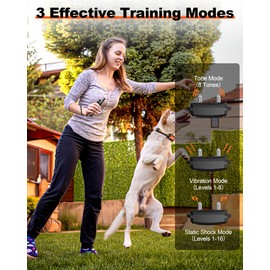 Kezlume Dog Shock Collar - 4000FT Dog Training Collar with Remote Innovative IP67 Waterproof with 3 Training Modes, Rechargeable E-Collar for All Breeds 5-120lbs Small Medium Large Dogs (Orange)