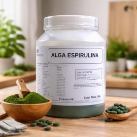 Alga Espirulina En Polvo Bote 1 Kg                                                                                                                    