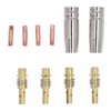 MIG Welding Consumables Kit Copper Contact Tips Connecting Rods Nozzle