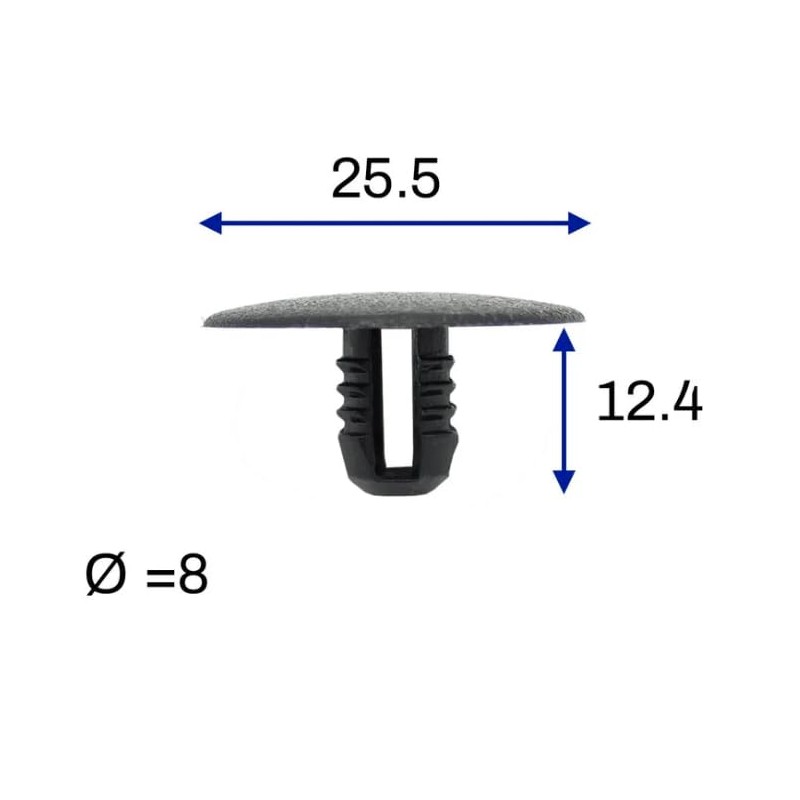appRUN 10X Hood Insulation Trim Retainer Clips For FORD Tourneo