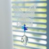 H&D Hanging Crystal Suncatcher, Metal Pendant