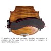 Augustin Viva Flex Shoulder Rest for Violin 1/4-1/8 Pink