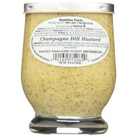BRASWELLS Champagne Dill Mustard, 9 OZ