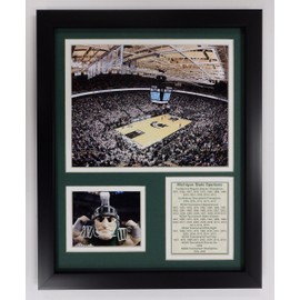 Michigan State - Breslin Center 11" X 14" Framed Photo Collage by Legends Never Die, Inc.