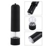 Fashion Black Electric Pepper Herb Mill Salt Spice Grinder Muller