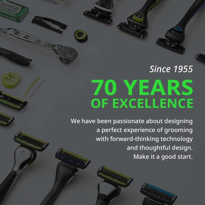 Dorco Pace 6 Pro - Six Blade Razor System with
