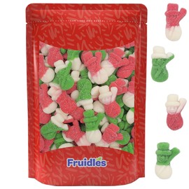Fruidles Christmas Snowman Gummy Candy, Delicious Gummies, Fun and Festive Holiday Snacking, Party Favor (2 Pounds)