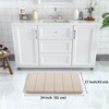 Yimobra Yimobra Memory Foam Bath Mat Set, 2 Piece, Cream