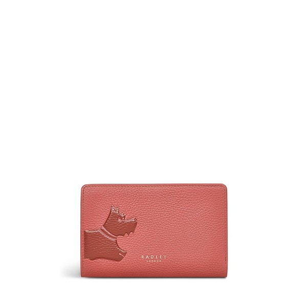 RADLEY Stamp Womens Billfold Wallet Copper Pink One Size