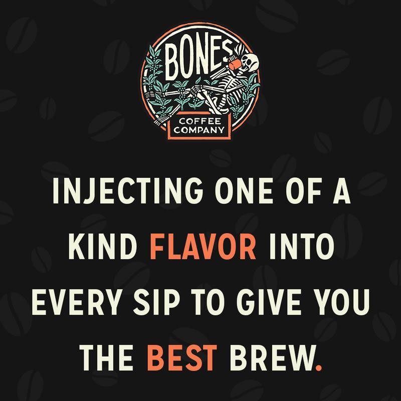 Bones Coffee Company French Toast Cold Brew Latte Flavored Coffee