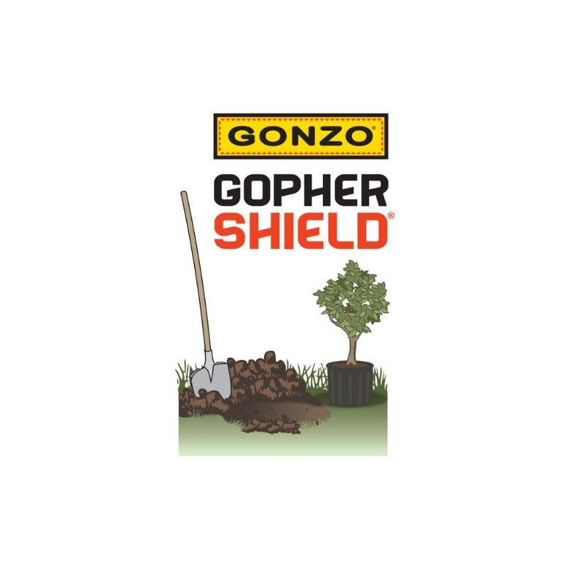 Gonzo 5036 Gopher Shield, Stainless Steel