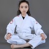 Karate Belt 220cm White, Taekwondo Belt Judo Belt, Cotton Striped