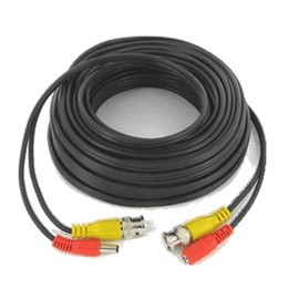 Hank PRECABLED CABLE RG174 + 2×0.5MM 30 MT DAHUA WC130 MINI RG59 shielded Siamese cable