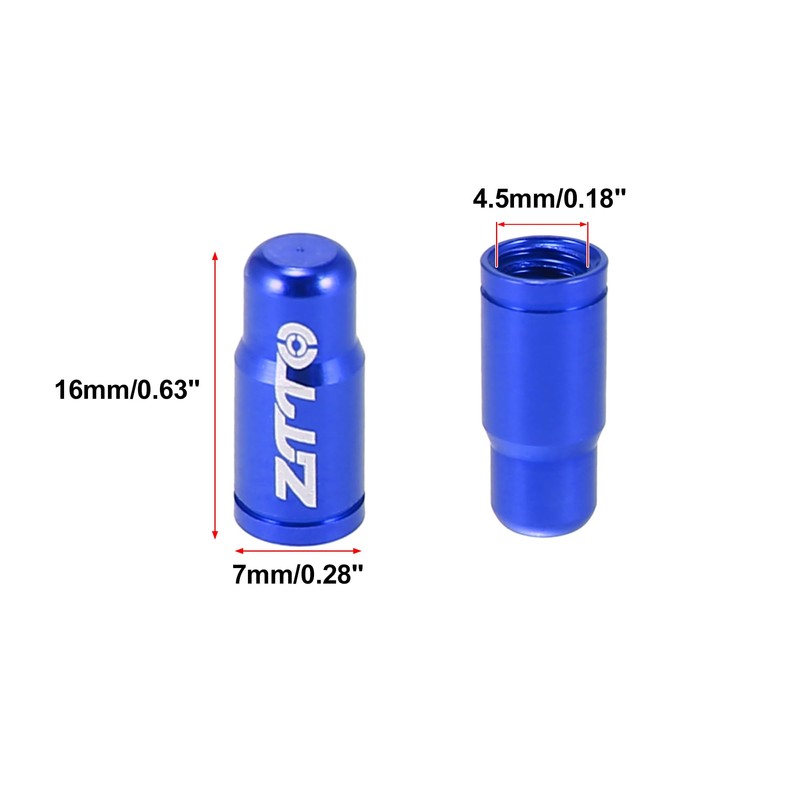 X AUTOHAUX 2pcs Tire Valve Caps Dust Covers for Bicycle