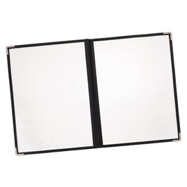 ABOOFAN 1Pc Transparent PVC Loose Leaf Ring Binder Portable Kitchen Menu Holder for Restaurants Cafes Catering for Organizing Menus Professional Venues Capacity