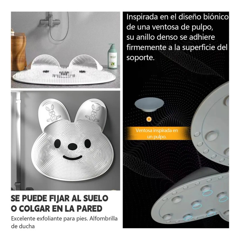 Alfombrilla De Masaje De Silicona Antideslizante Para Baño