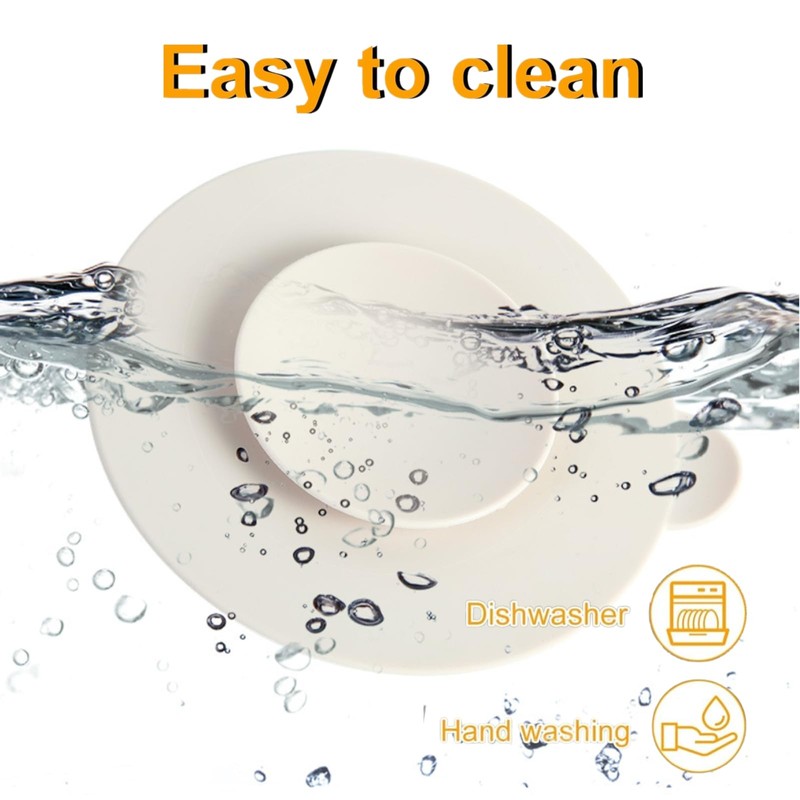 3 PCS Table Suction Cup Pad Professional Tableware Sucker Silicone