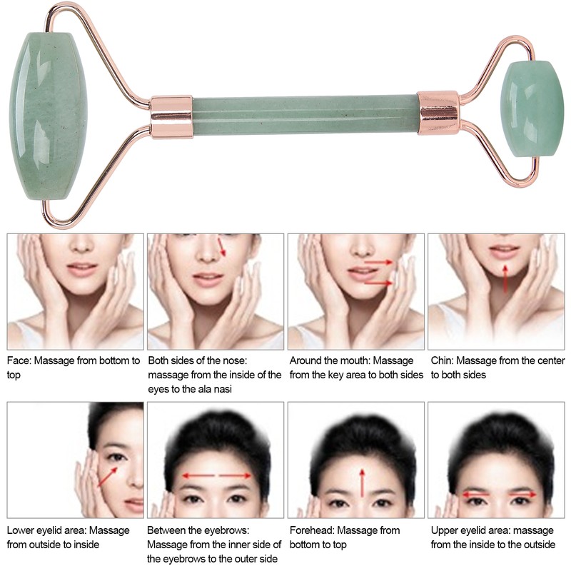 Portable Roller Massager with Heart Shaped Scraping Board Body Massage