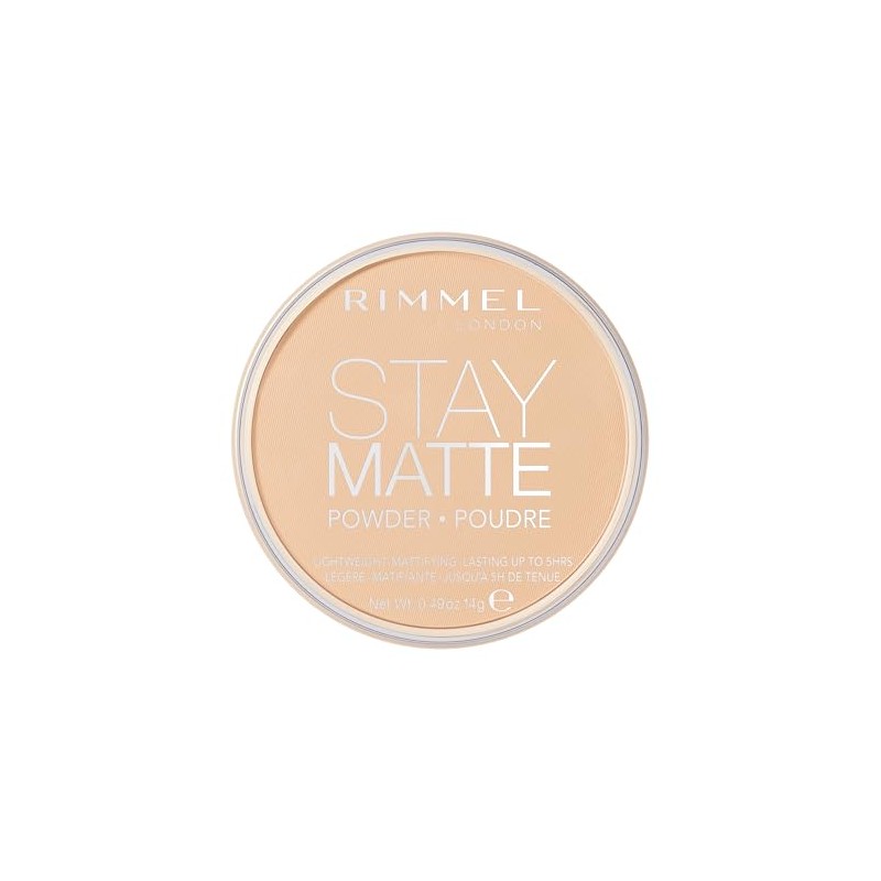 Rimmel Stay Matte Pressed Powder, Creamy Natural, 0.49 Ounce