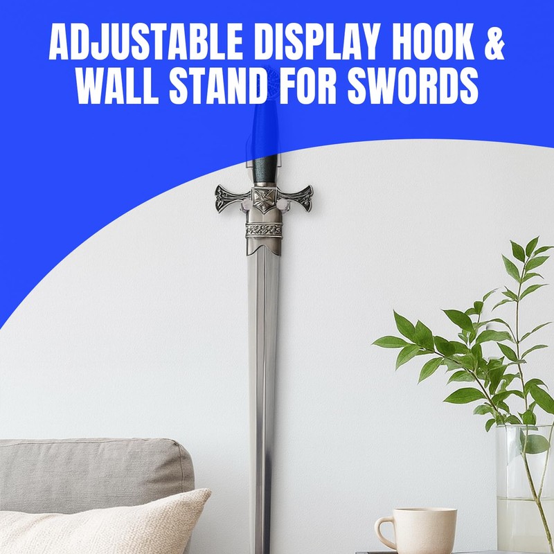 SZCO Universal Sword Hanger Wall Mount – Adjustable Display Hook