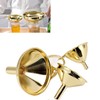 Gold Stainless Steel Funnel Side Handle 5 Pieces Stainless Steel