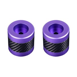Advanblack Protek Machined CNC Alumium with Carbon Fiber Inlay Crash Bar Slider (Purple CNC w/Carbon Inlay)