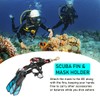 Villozxiny Diving Mask Fin Keeper with Quick Release Loop