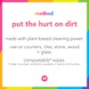 Method All-Purpose Cleaning Wipes, Pink Grapefruit, Multi-Surface, Compostable, 70 Count