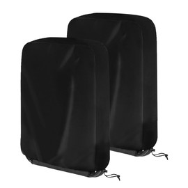 Xinjiuz Outdoor Zero Gravity Folding Chair Cover Waterproof Lawn Patio Furniture Covers Black 28"x43" (2 Pack-28 x43)