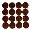 48 Pcs Self Adhesive 1" Round Felt Furniture Pads (Brown,