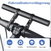 Mesee Aluminium Bicycle Extender Mount, 20 cm Bicycle Handlebar Extender,