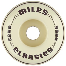 MILES CLASSICS Wheels, Skateboard, 99A, 2.0 inches (52 mm), Skateboard, Street, Hard, Classic Set of 4