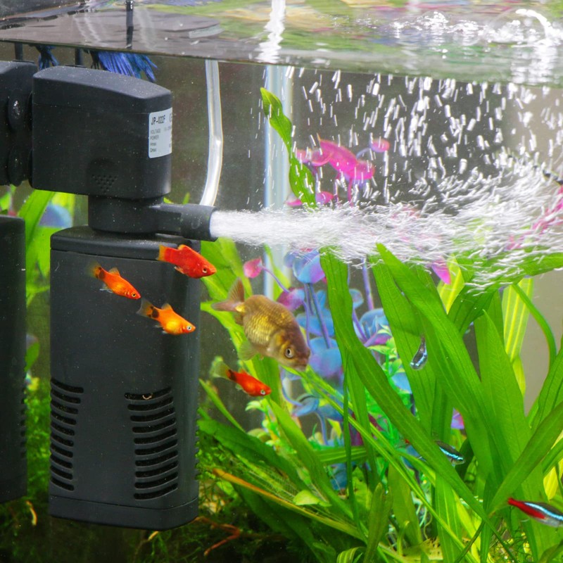TARARIUM Fish Tank Filter for 15-40 Gallon Tank Crystal Clear