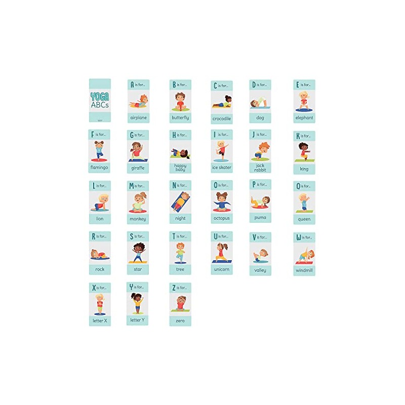 Yoga ABCs Activity Cards - 33 Pieces